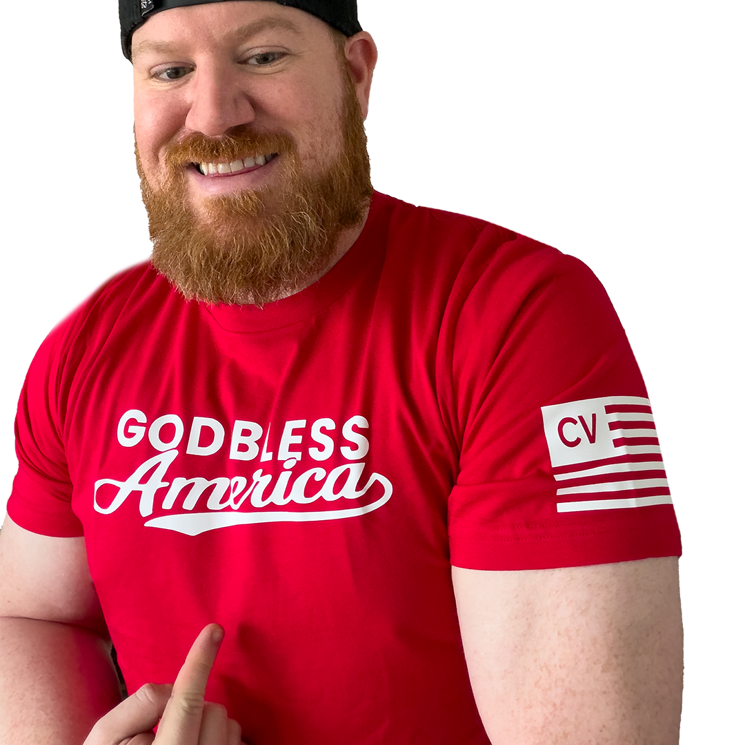 God Bless America Shirt (Red, White, or Blue)