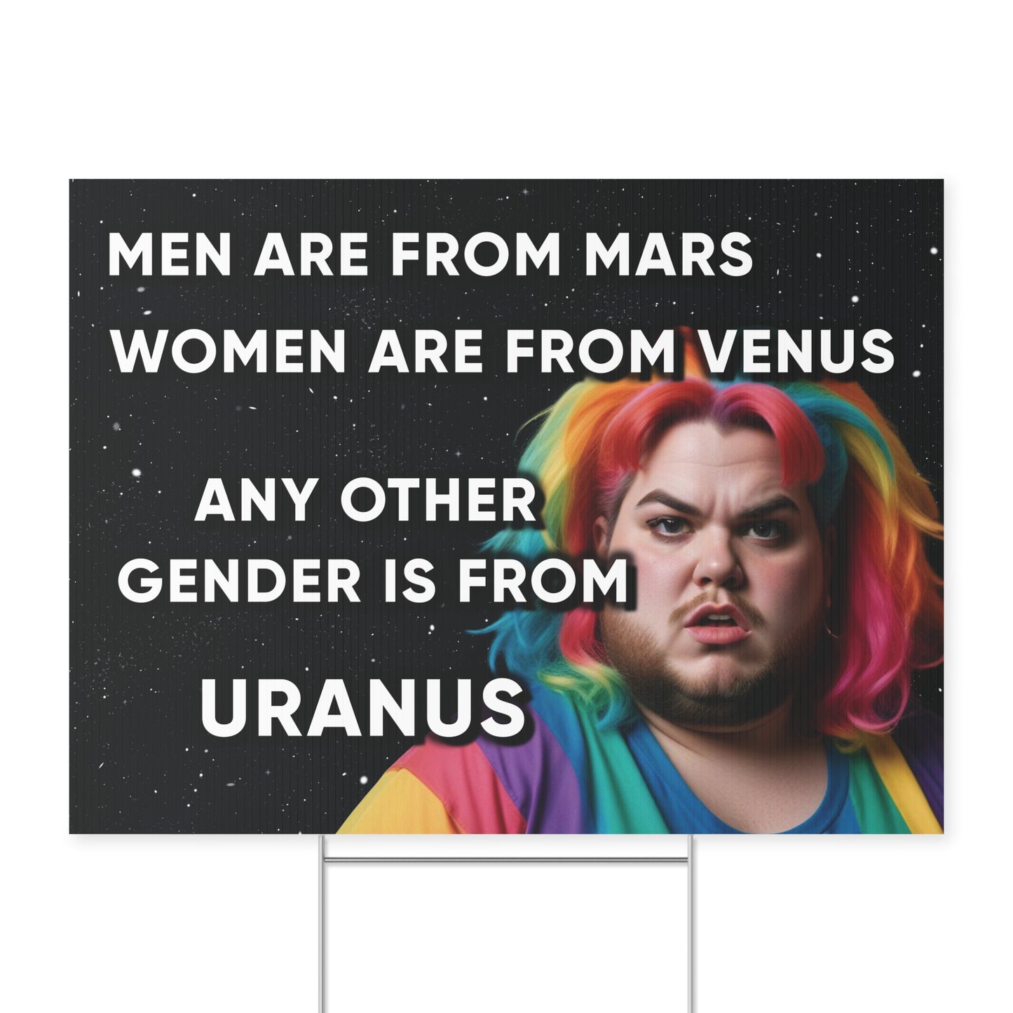 Genders from Uranus Yard Sign