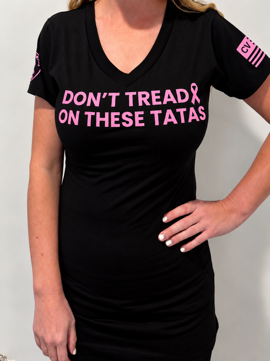 V-Neck Don't Tread on These Tatas (Relaxed Fit)