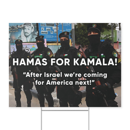 Hamas For Kamala - Yard Sign