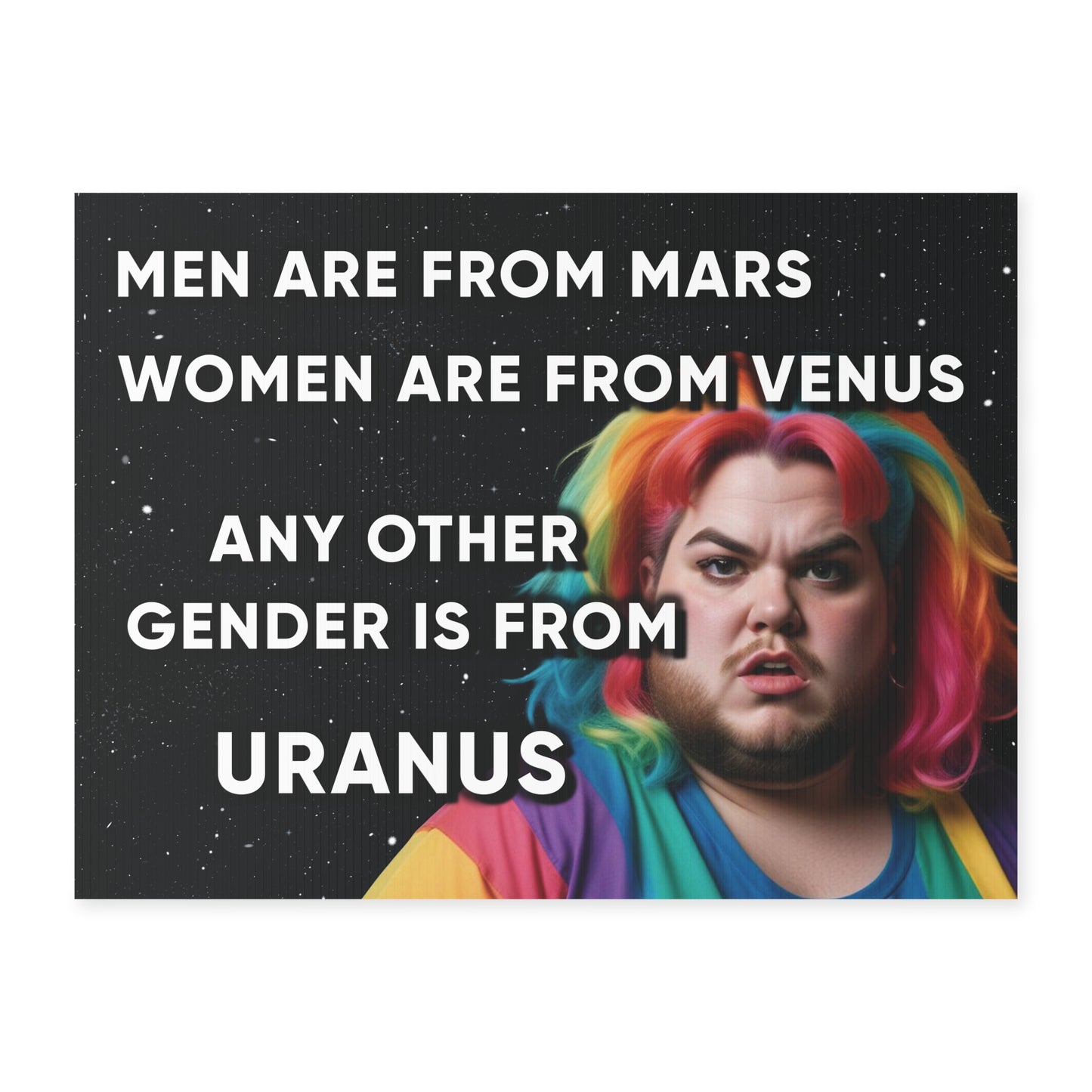 Genders from Uranus Yard Sign