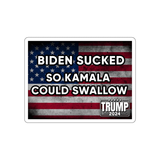 Biden Sucked, Kamala Swallows