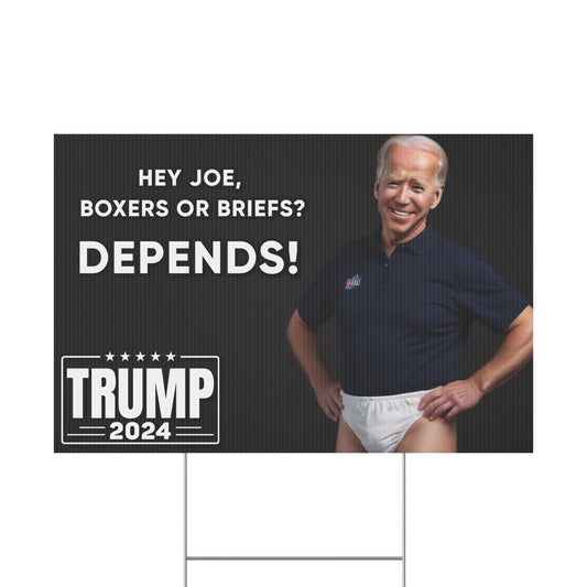 Joe Wears Depends