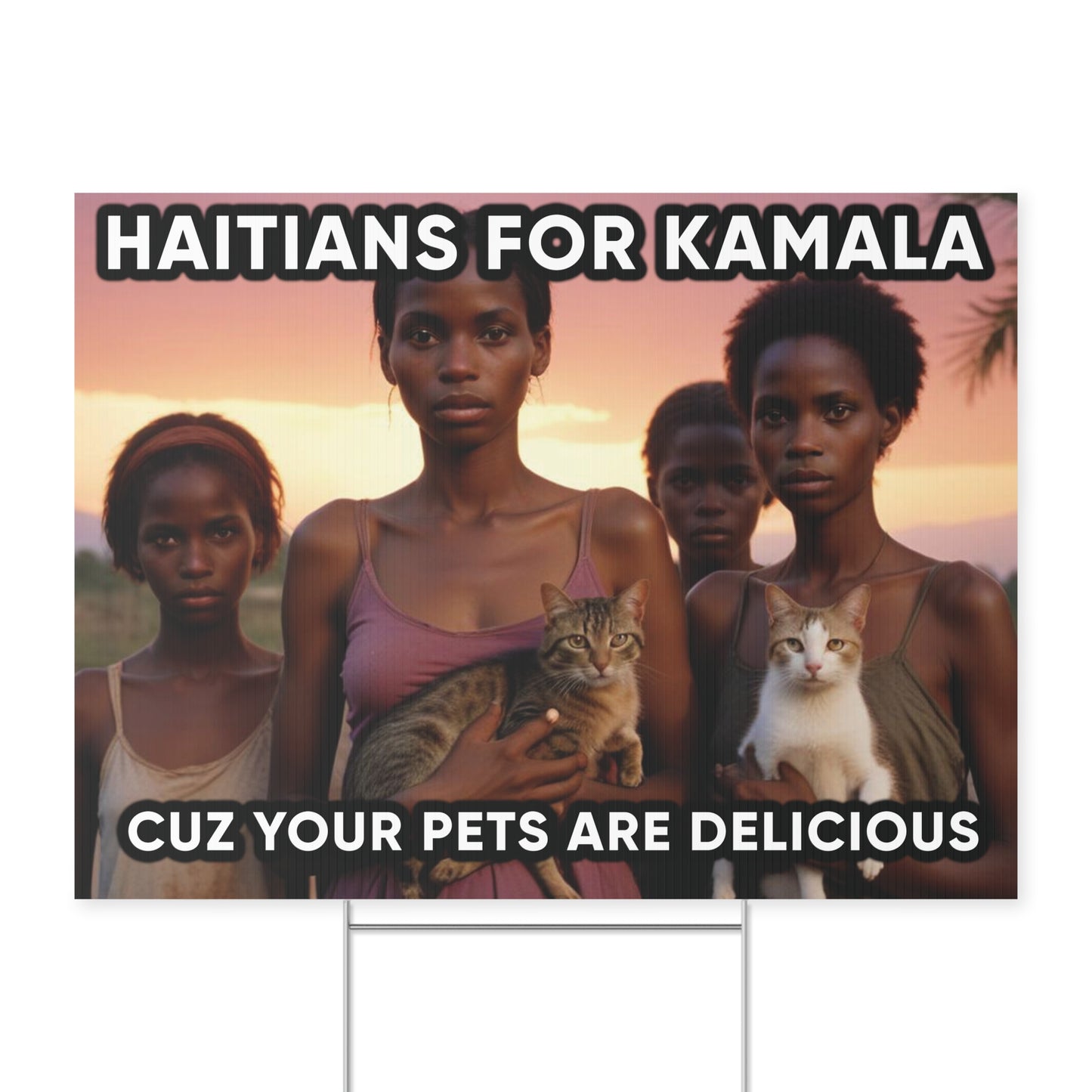 Haitians for Kamala - Yard Sign