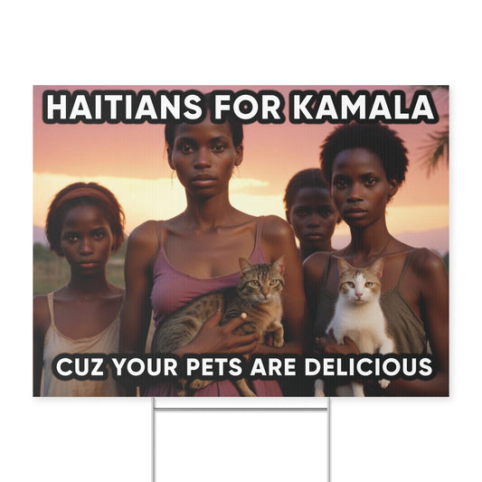 Haitians for Kamala - Yard Sign