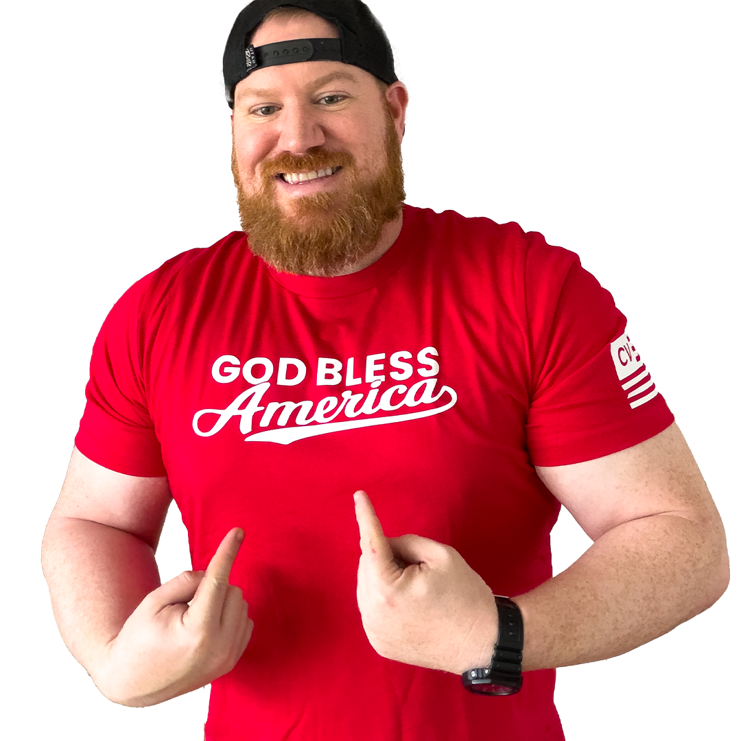 God Bless America Shirt (Red, White, or Blue)
