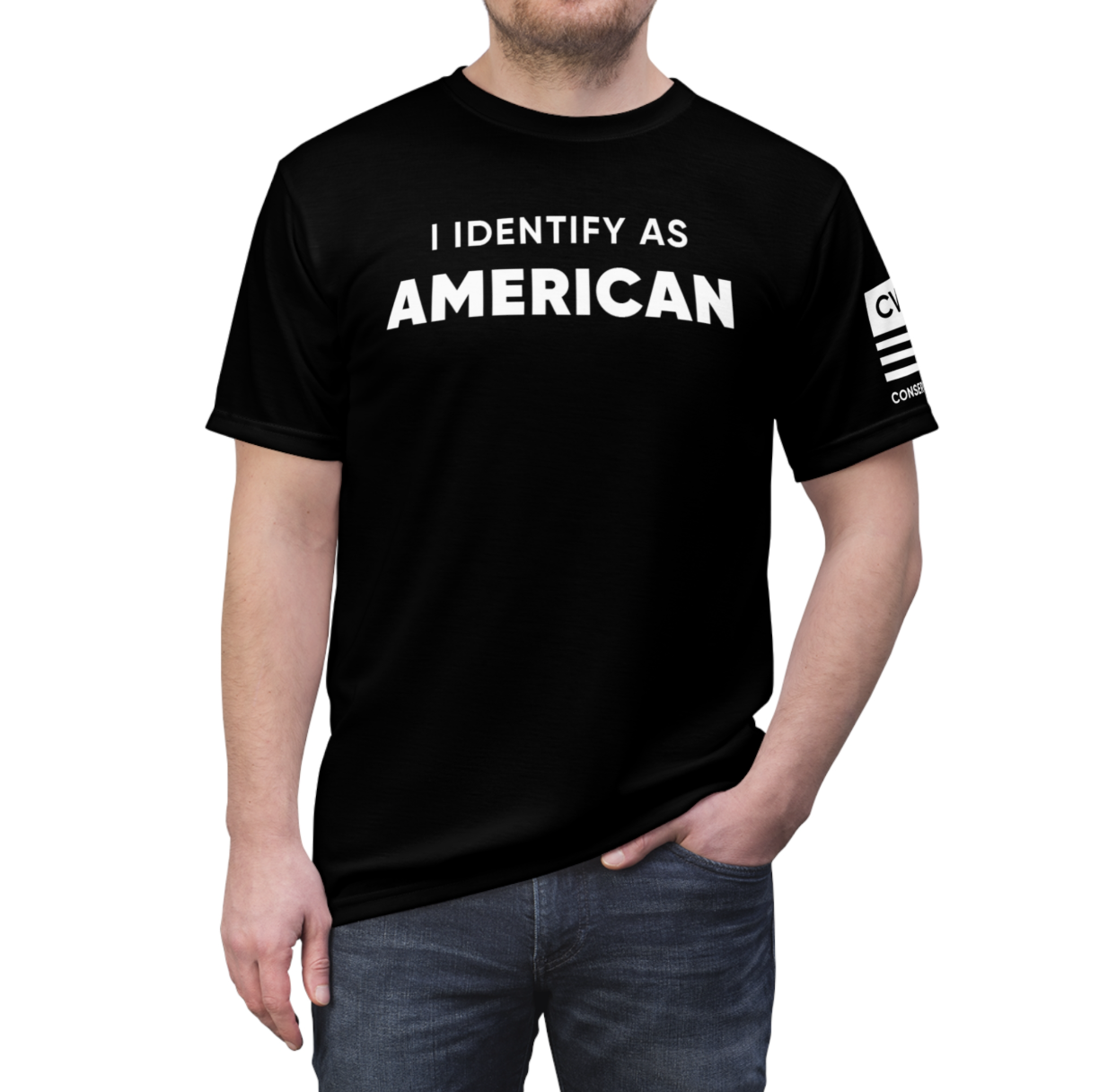I IDENTIFY AS AMERICAN T-SHIRT