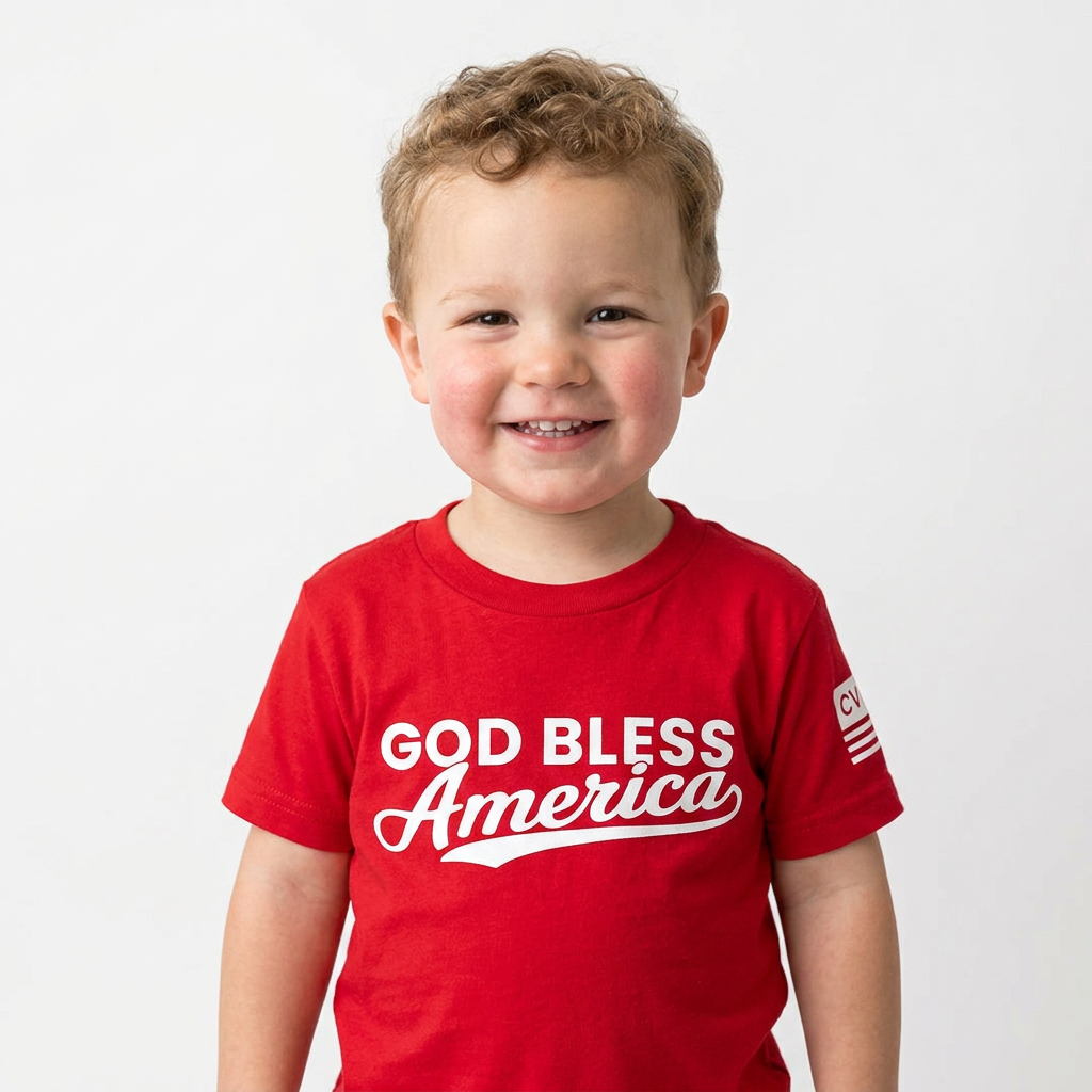 Youth God Bless America T-shirts
